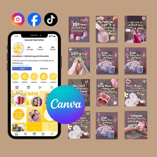 Social Media Templates, Canva Templates