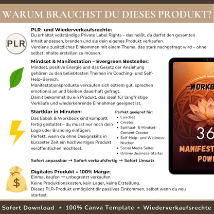 Warum brauchst du das Produkt Manifestationspower 365 PLR