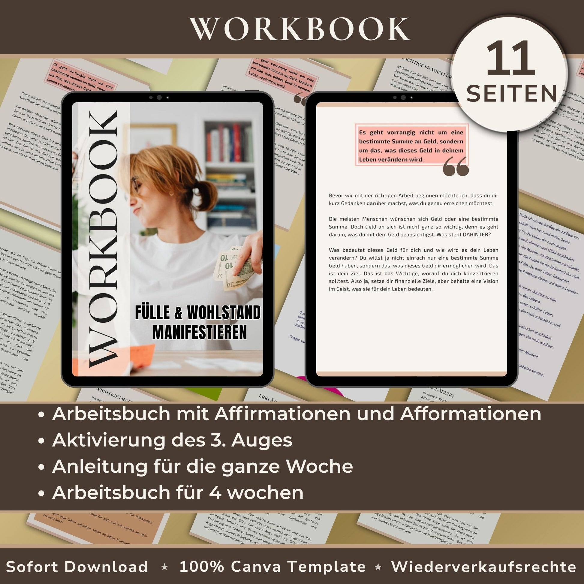 Workbook Geld ins Leben ziehen PLR