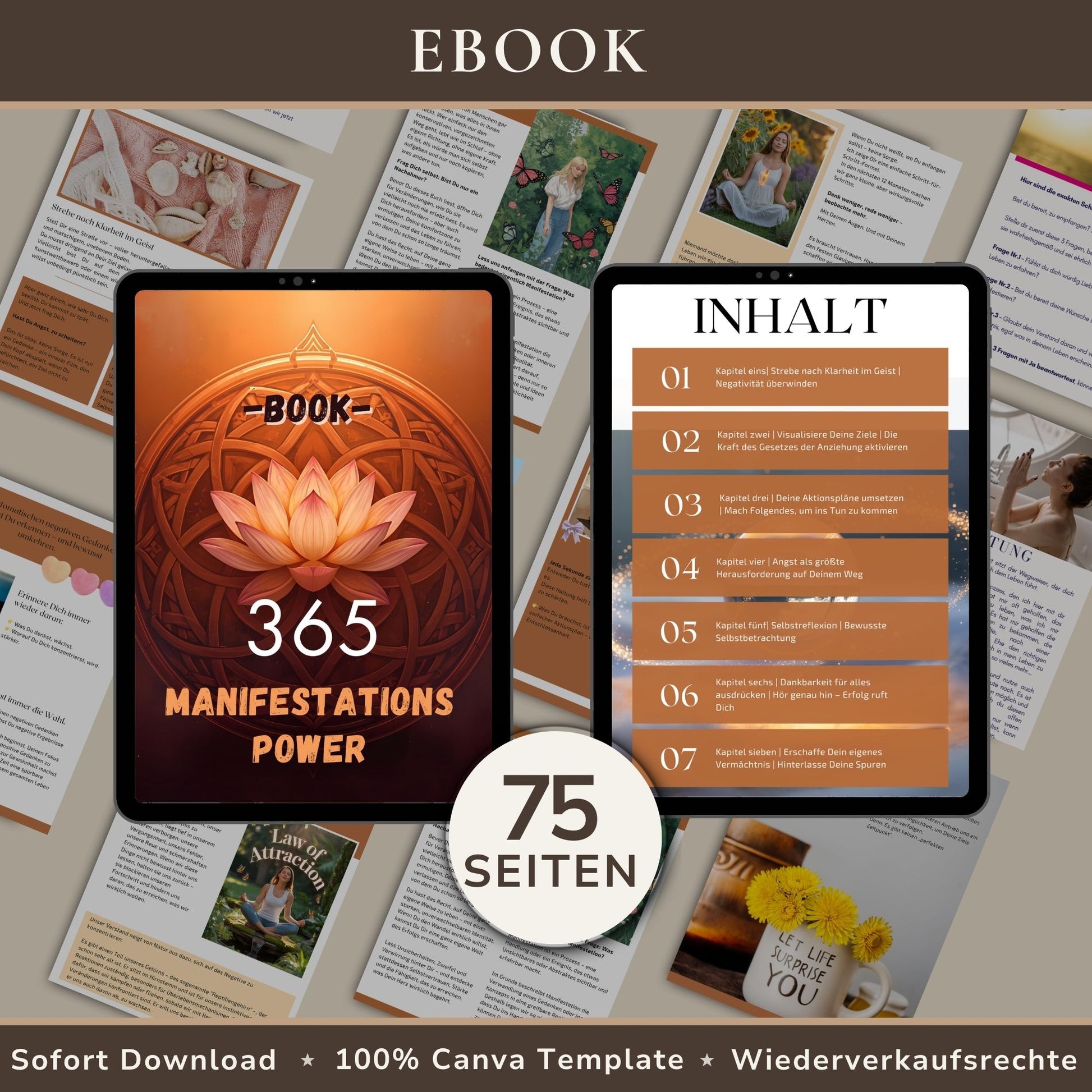 365 Manifestationspower Workbook mit PLR Lizenz