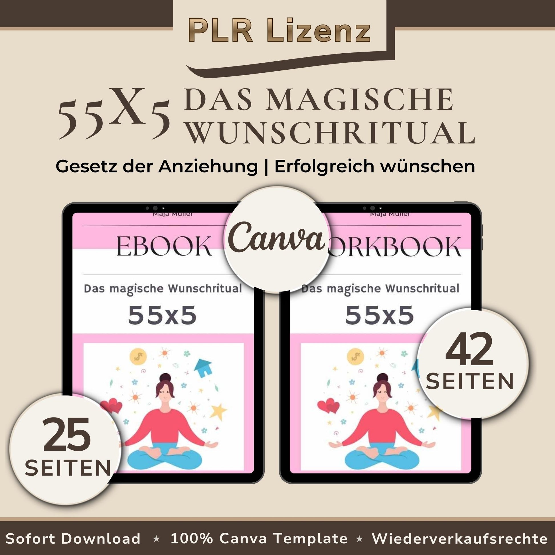 55x5 das magische Wunschritual PLR