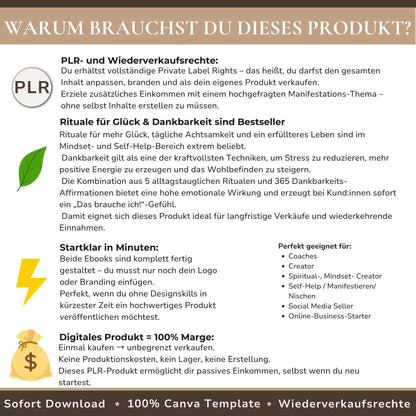 Mehr Glück und Erfüllung im Alltag PLR