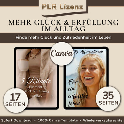 Mehr Glück und Erfüllung im Alltag PLR