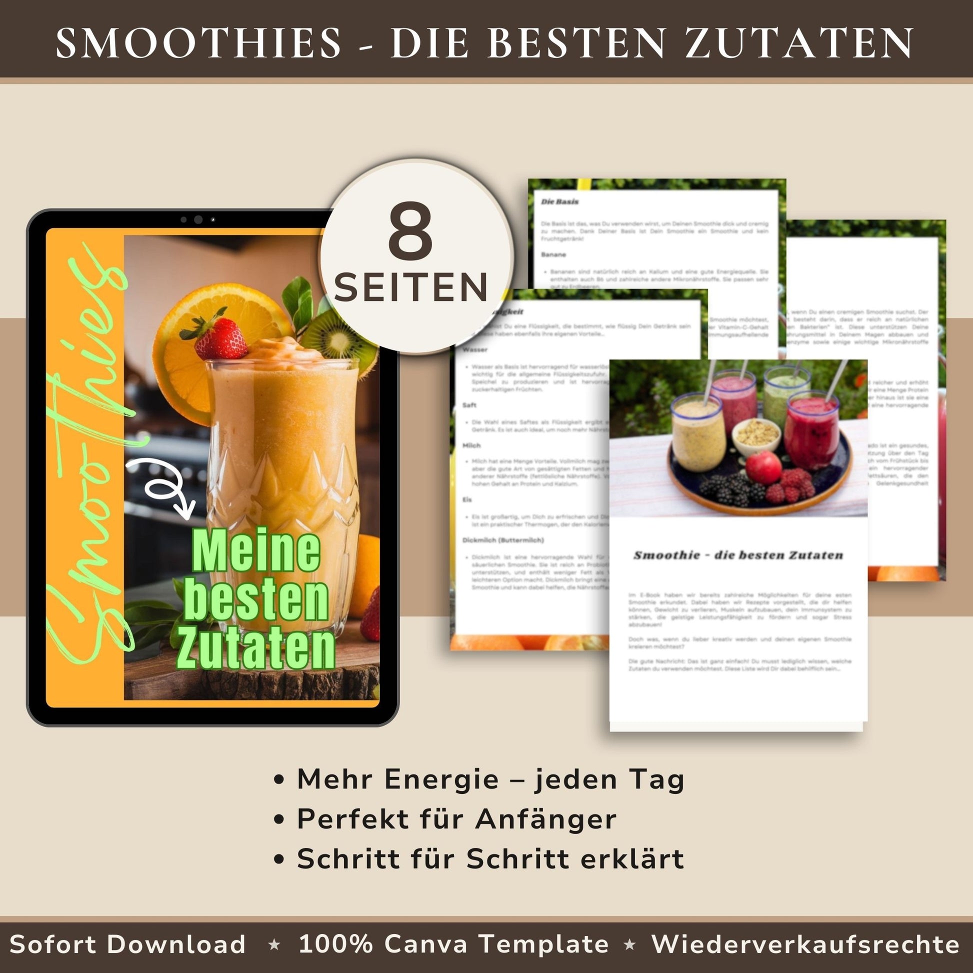 Smoothie Starter Bundles: einfache Rezepte und alltagstaugliche Smoothie-Anleitungen für Anfänger.