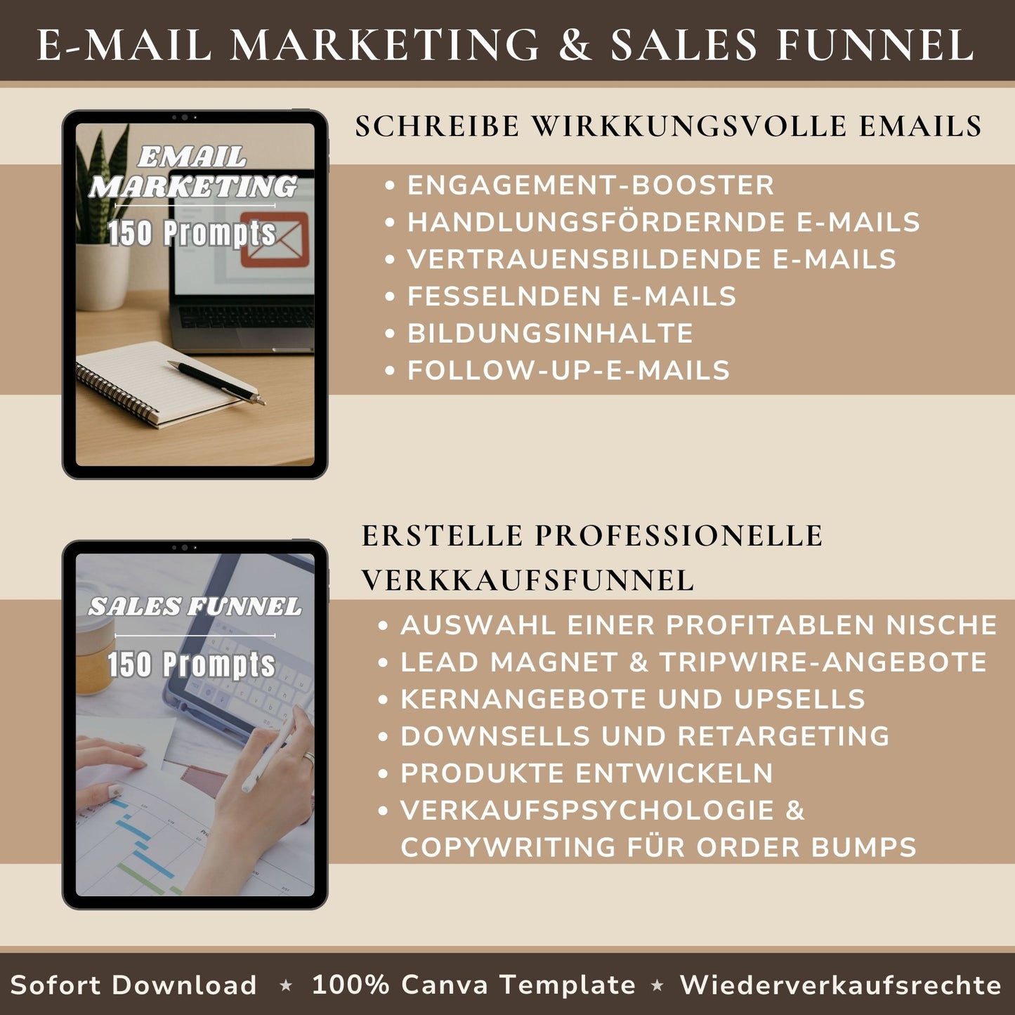 1370 chat GPT Prompts Email Marketing und Sales Funnel 