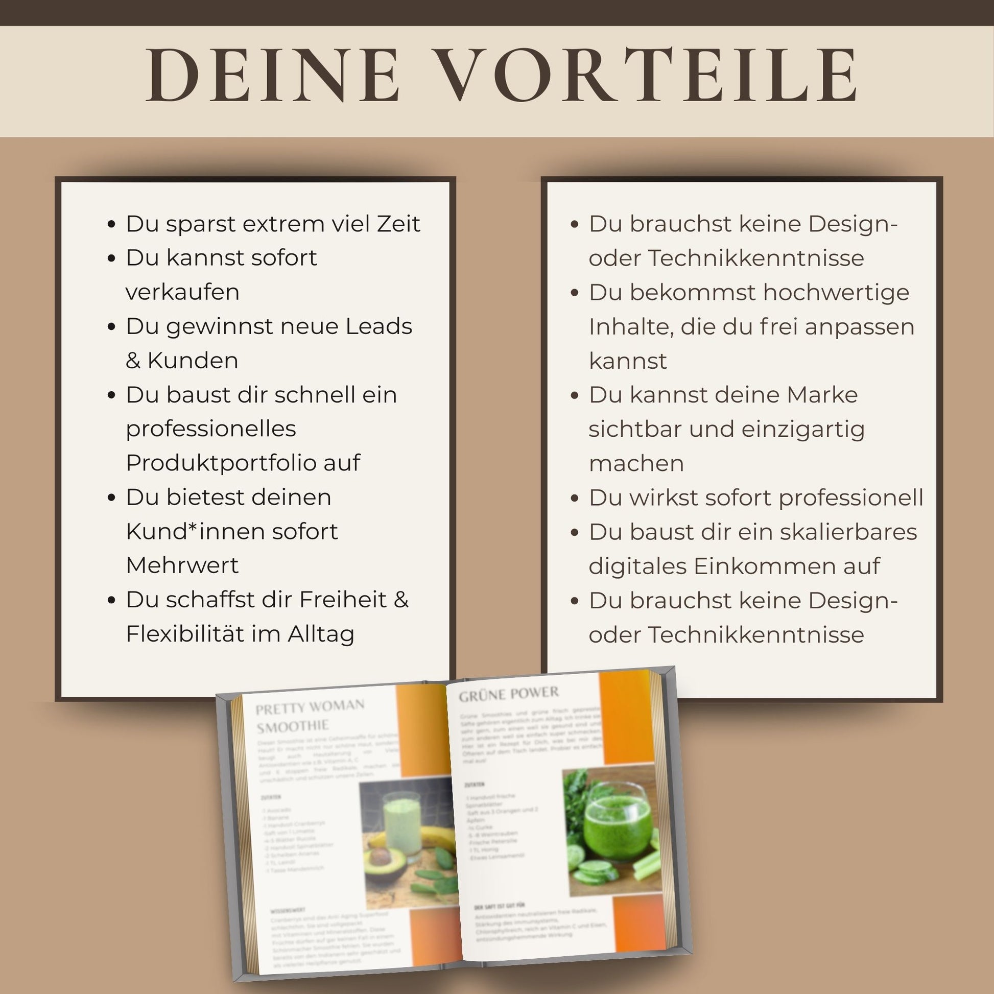Vitaminreiche Cocktails und frische Saftrezepte – PDF Ebook Vorschau