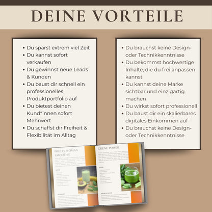 Vitaminreiche Cocktails und frische Saftrezepte – PDF Ebook Vorschau