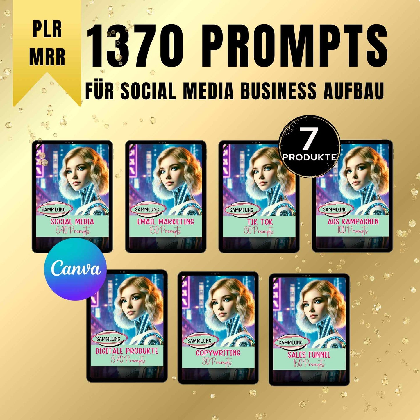 1370 Prompts für online Business Aufbau