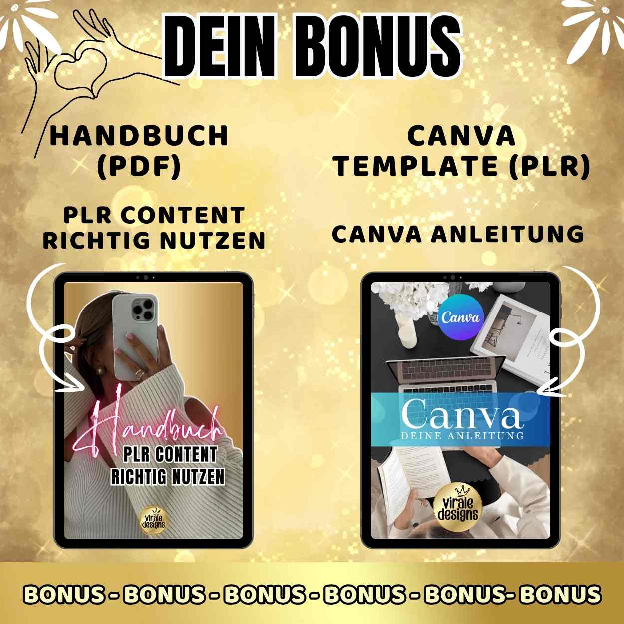 Onlineshop für digitale PLR Produkte, Virale Designs