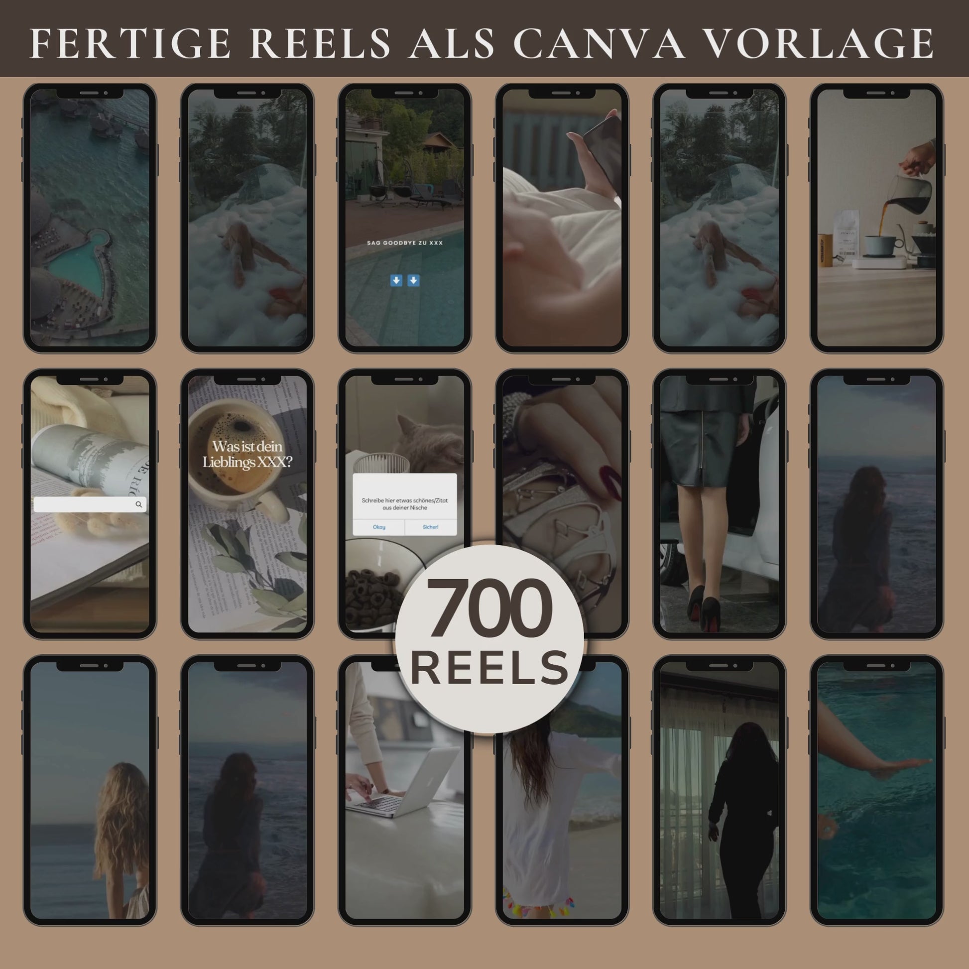 Instagram 700 fertige Reels mit Hook und CTA